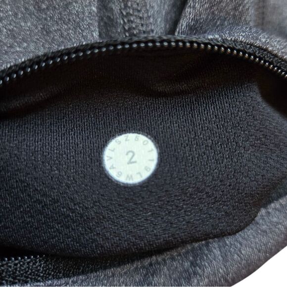 Lululemon Pace Rival Crop 22" - Heathered Black - Picture 12 of 12